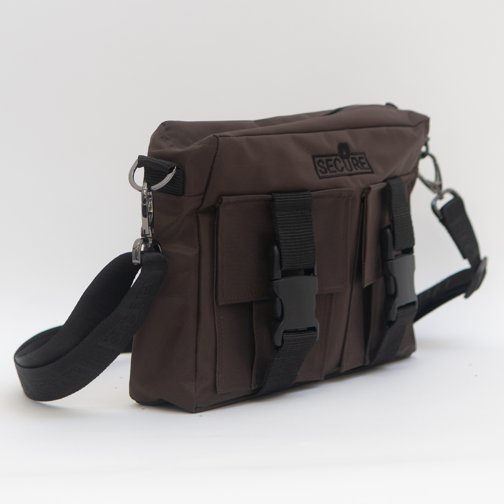 Coffee Brown Messenger Bag