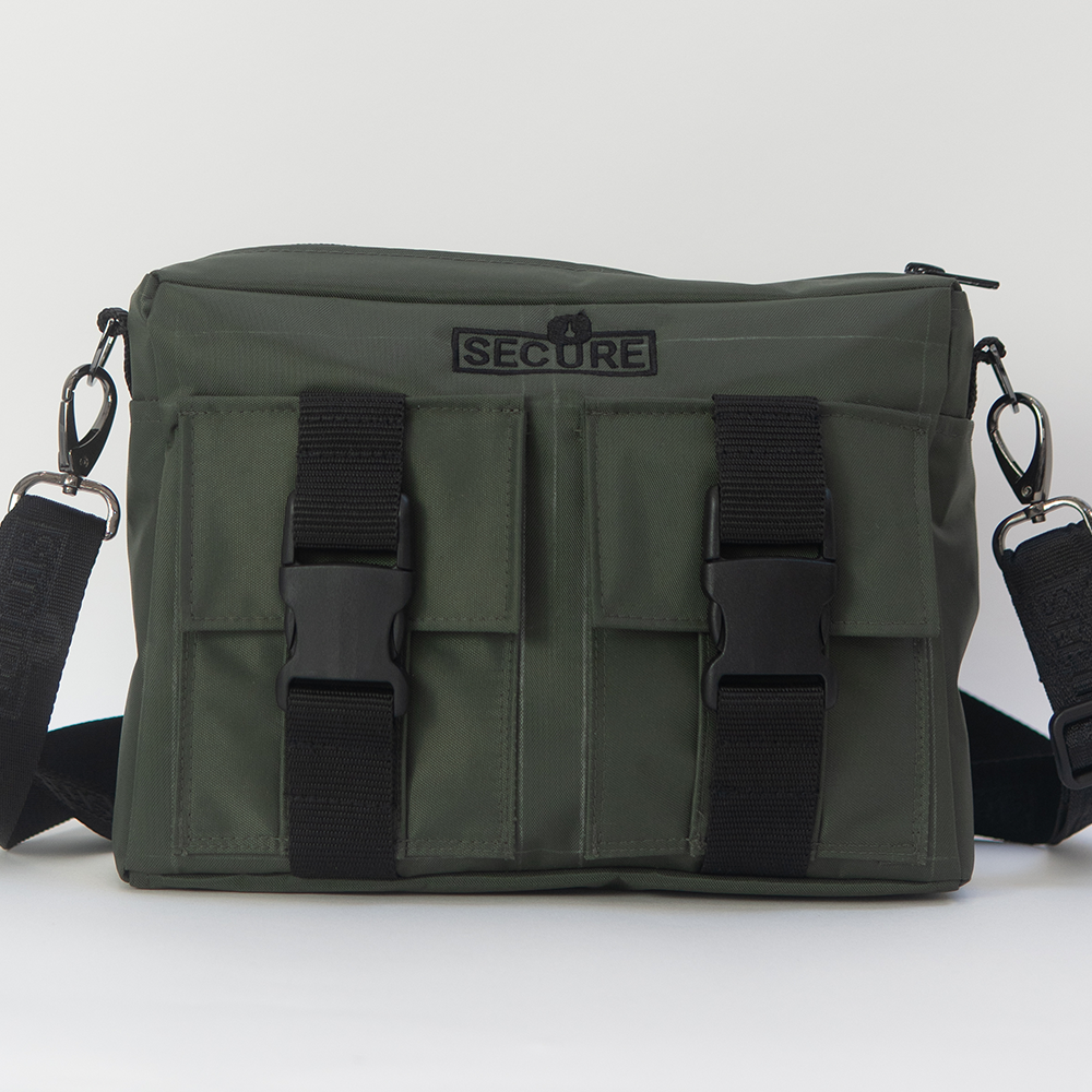 Forest Green Messenger Bag – SecureAmsterdam