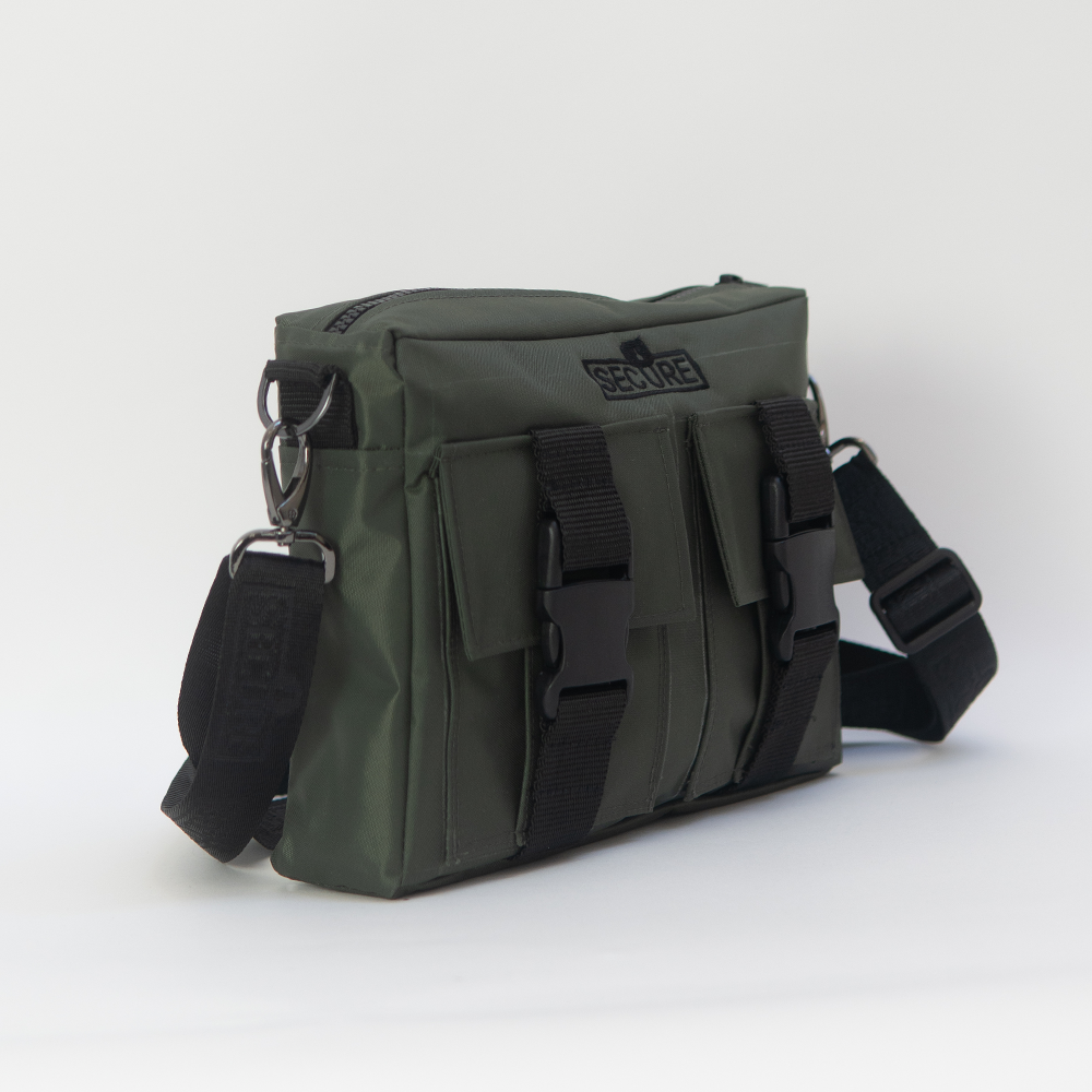 Forest Green Messenger Bag